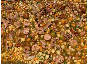 Cassoulet, bonenstoof / eend/ Ibéricoworst