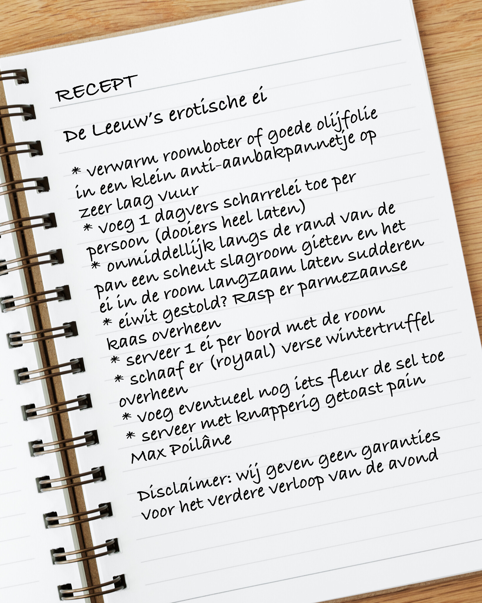 Erotisch ei De Leeuw Amsterdam