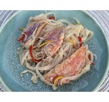 Escabeche rode mul/venkel zoetzuur