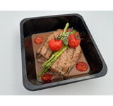 Saltimbocca/Marsalasaus/ gegrilde puntasperge