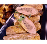 Parelhoenballotine/gevogelte- paddenstoelenfarce