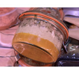Weckpotje tartaar forel/ venkel/basilicum/tomaat