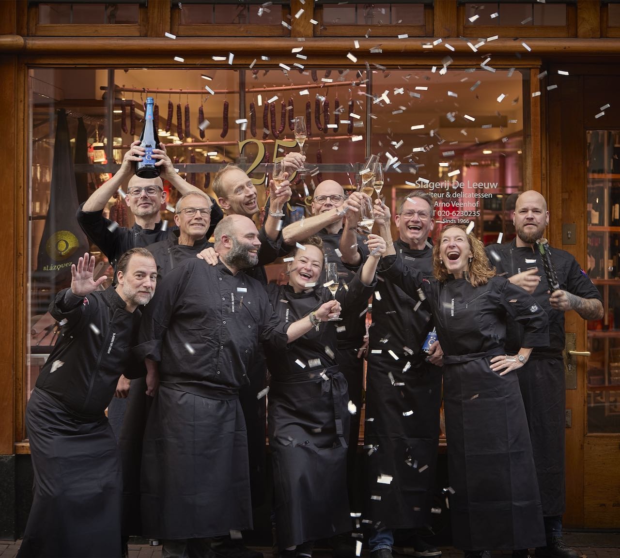 25-jarig jubileum Slagerij De Leeuw Amsterdam