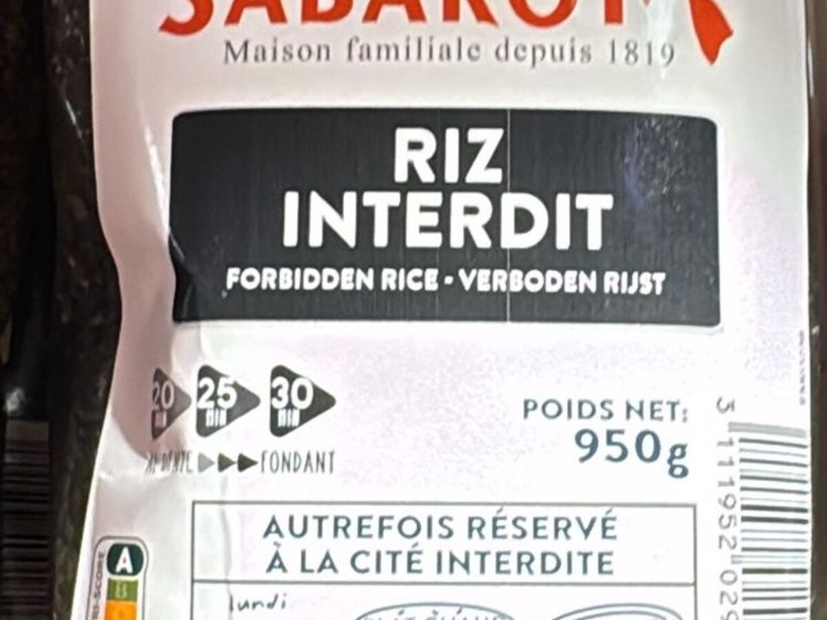 Riz interdit