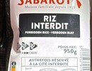 Riz interdit - verboden rijst