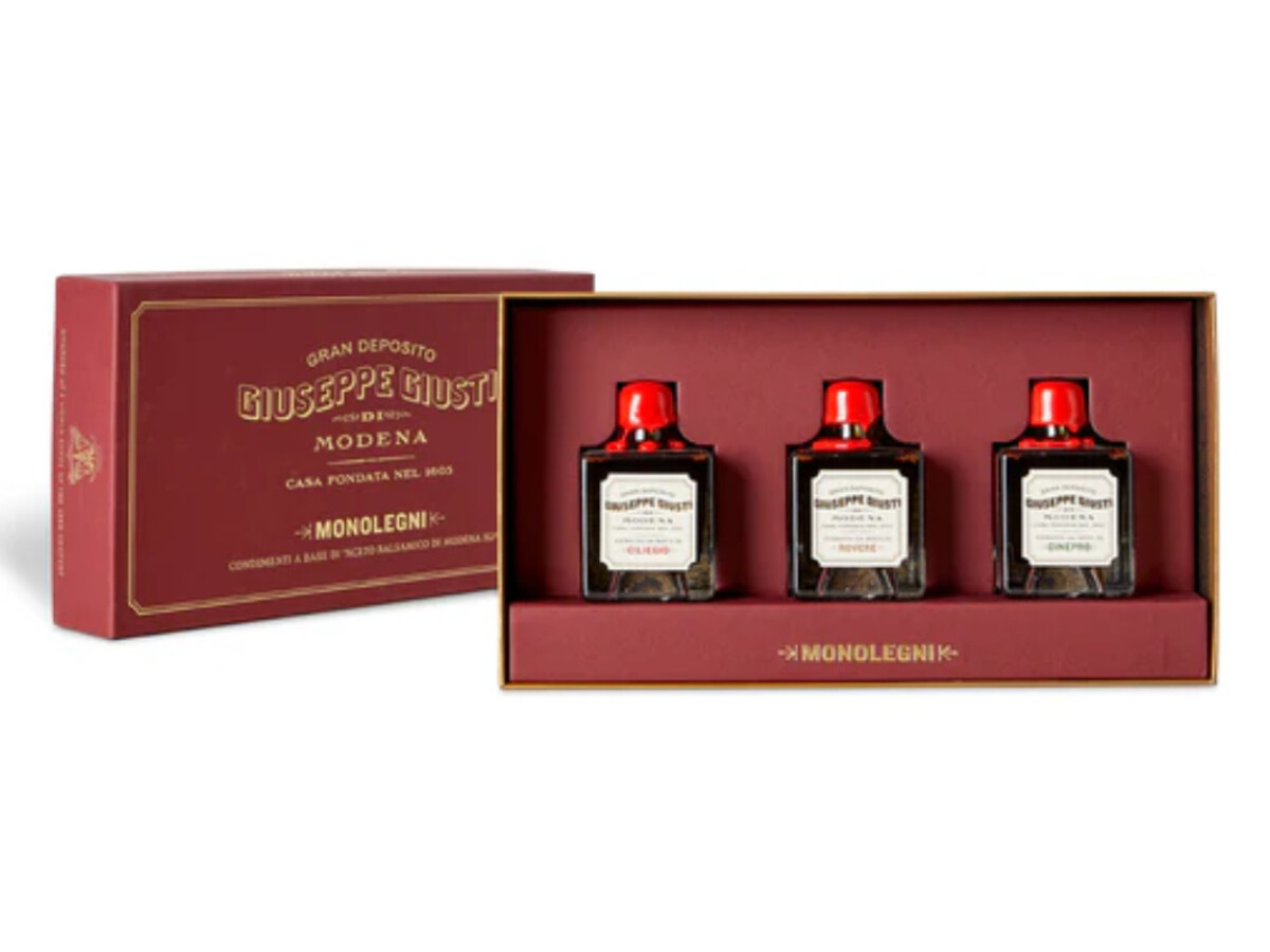 Giuseppe Giusti trio Single Woods aceto balsamico Modena 3x