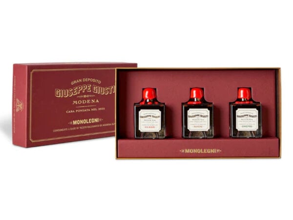 Giusti trio Single Woods aceto balsamico Modena 3x