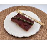 Tarte tatin peer/blauwe kaas/rode wijnreductie