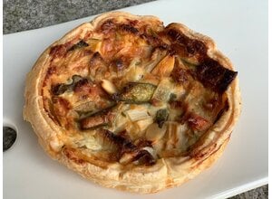 Quiche wagyu pastrami