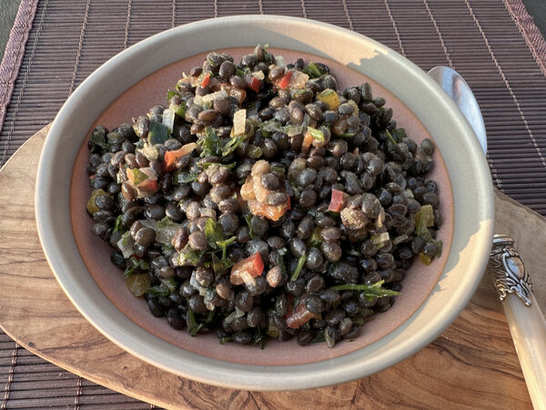 Lentil salad