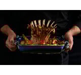 Spaanse zuiglamskroon/ lamsmerguezgehakt