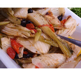 Geroosterde venkel/ tomaat/Ligurische olijf