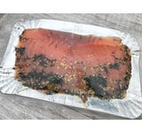 Gravad lax (gemarineerde zalm met dille)