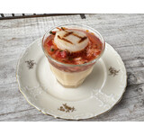 Coquille/flan/tomaat - glaasje