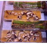 Pannacotta wintertruffel/ groene asperge/shiitake (VEGA)