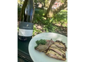 Terrine kwartel/Granny Smith/eendenlever/kwartelboutje