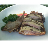 Terrine kwartel/Granny Smith/ eendenlever/kwartelboutje