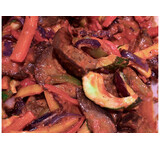 Siciliaanse caponata/tonijn/aubergine/paprika/tomaat