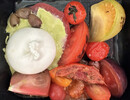 Mini burrata/tomaten- melange/avocado