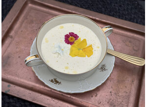 Ajo blanco (koude amandelsoep/knoflook)
