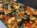 Zarzuela/dorade/gamba/ inktvis/kokkel/mossel