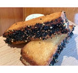 Garnalen toast/sesam/ bonitomayo