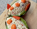 Gevulde avocado/krabsalade