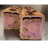 Paté en croûte/gevogelte/ varken/pistache/sherrygelei