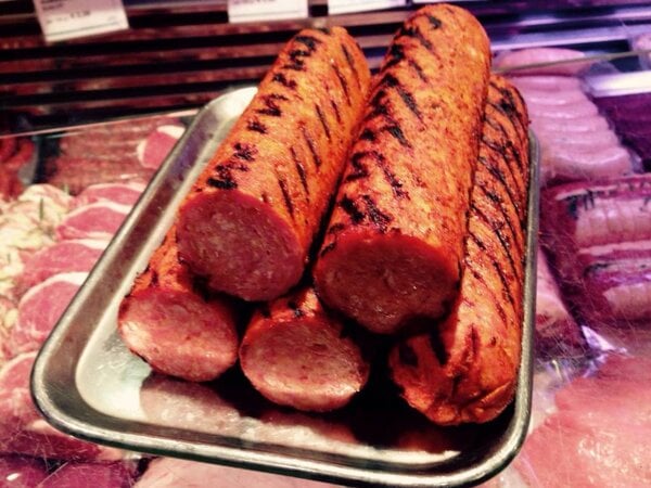 Vers gegrilde worst