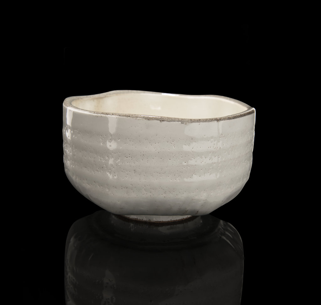 Handmade Matcha kom wit