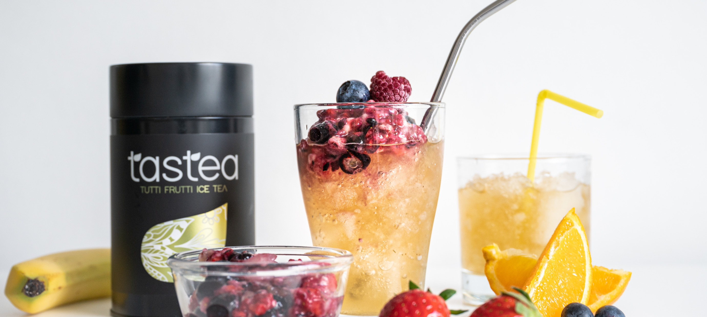 Ice tea recept: Tutti Frutti Crushed ice tea