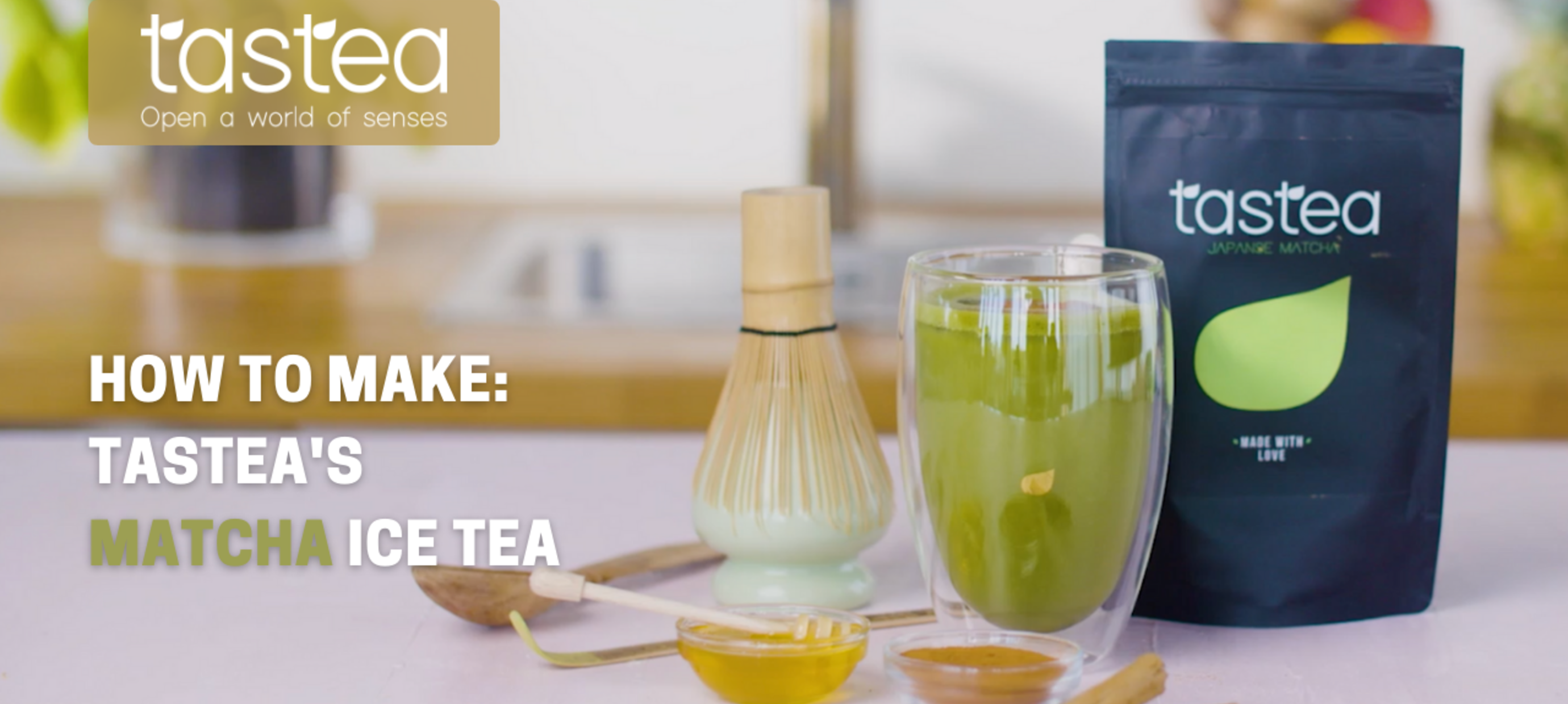 How to make: Matcha ice tea