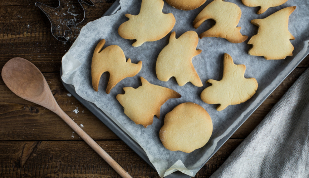 Halloween koekjes met theeglazuur