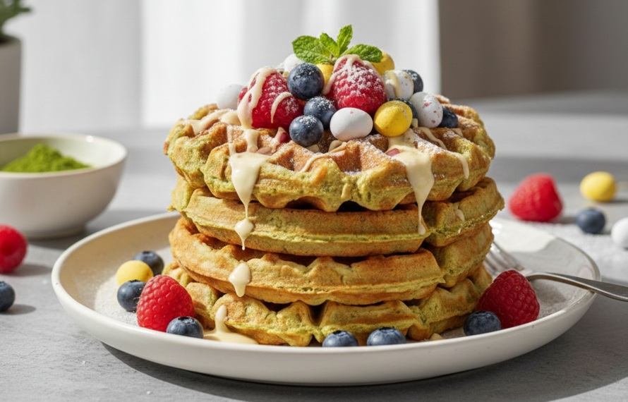 The Ultimate Matcha Wafels