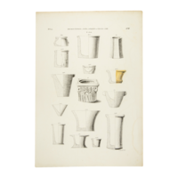 Litho Egyptische potjes