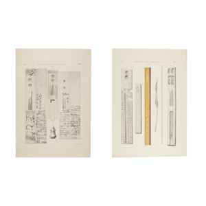 Rijksmuseum van Oudheden Litho's Egyptische paletten