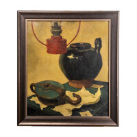 Jan Weiland, Stilleven met lamp