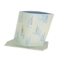 A. de Graaf- v.d. Gaag, Wing sculpture turquoise