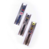 Three Swatch watches