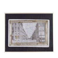 Placemat met handtekeningen van o.a. Theo Swagemakers, 1981