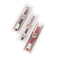 Swatch, 'Red Sun', 'Thalassios' en 'Sailor'