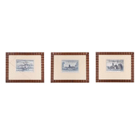 Dirk Pander, drie facsimile afdrukken van Noordwijk en Rijswijk