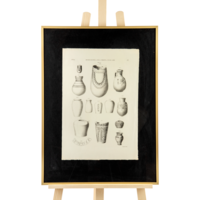 Litho Egyptische vazen