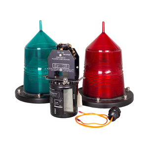 Museum Noordwijk Red and green Omnibus buoy light