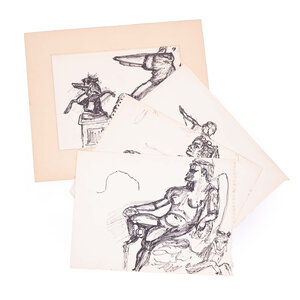 Theo Swagemakers Museum Six sketches of sculptures