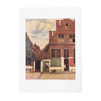 Poster 'Het straatje' - Johannes Vermeer