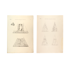 Rijksmuseum van Oudheden Lithographs Piramidion