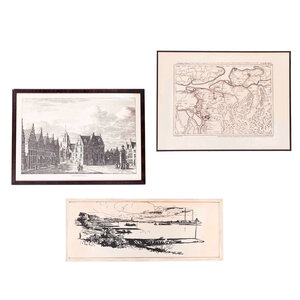 Wilhelmietenmuseum Drie reproducties in lijst