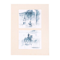 P. Polderman, Piazza Della SS Annunziata Firenze