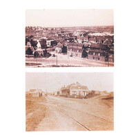 Twee historische foto's van Noordwijk